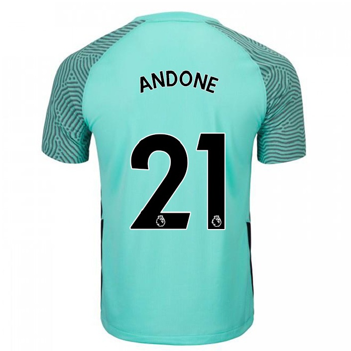 Naisten Jalkapallo Florin Andone #21 Tumma Taivaansininen Vieraspaita 2021/22 Lyhythihainen Paita T-paita