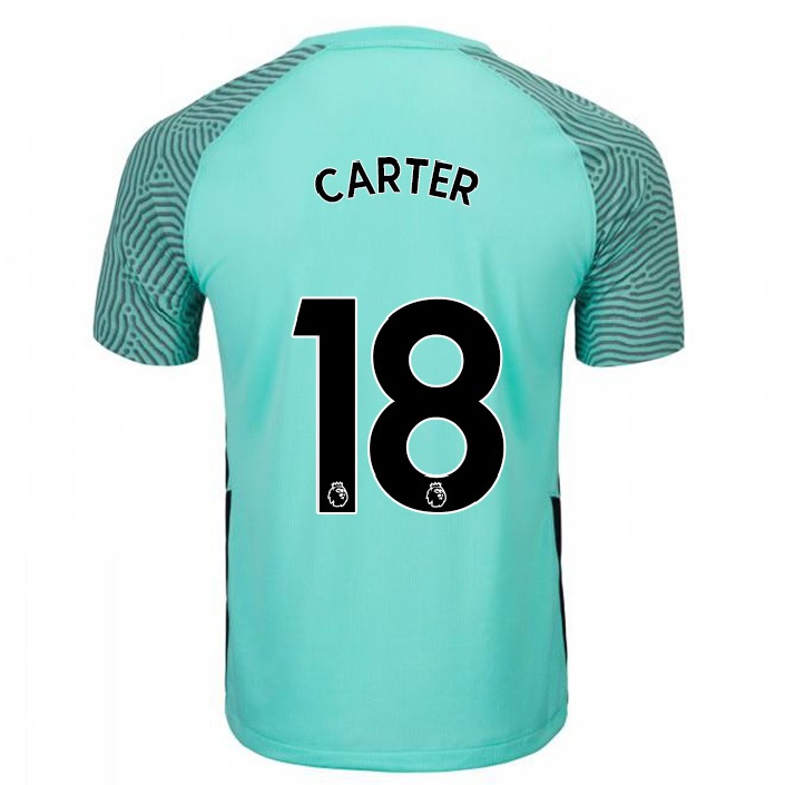 Naisten Jalkapallo Danielle Carter #18 Tumma Taivaansininen Vieraspaita 2021/22 Lyhythihainen Paita T-paita