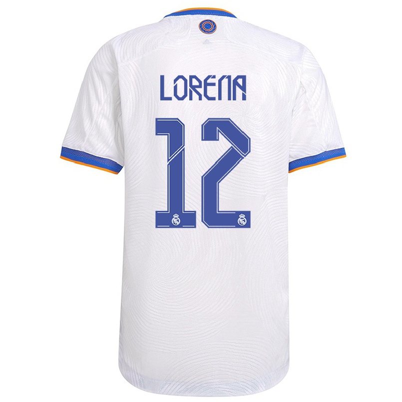 Naisten Jalkapallo Lorena Navarro #12 Valkoinen Kotipaita 2021/22 Lyhythihainen Paita T-paita