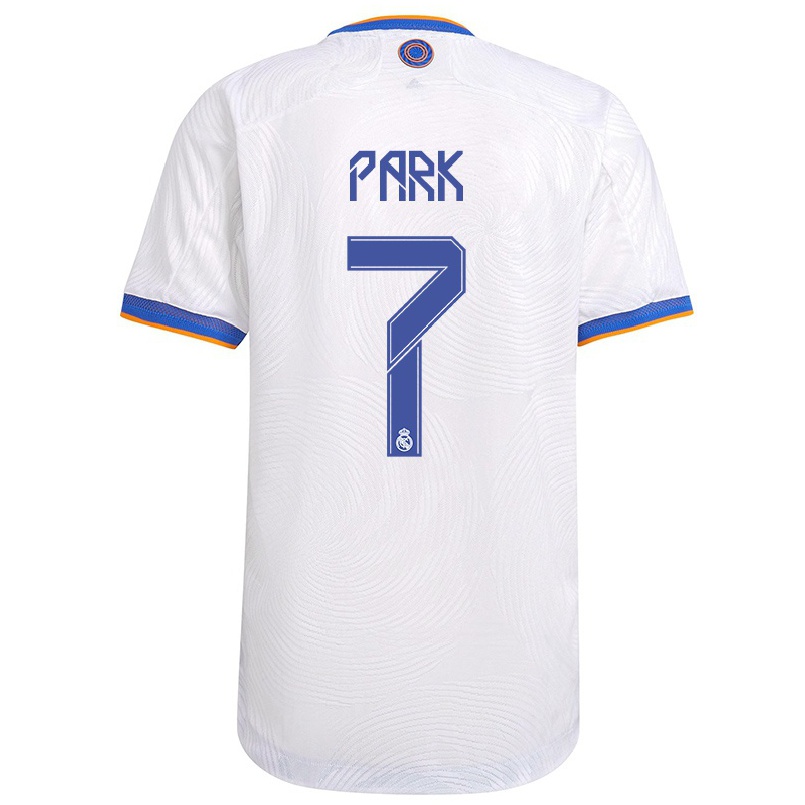Naisten Jalkapallo Marvin Park #7 Valkoinen Kotipaita 2021/22 Lyhythihainen Paita T-paita