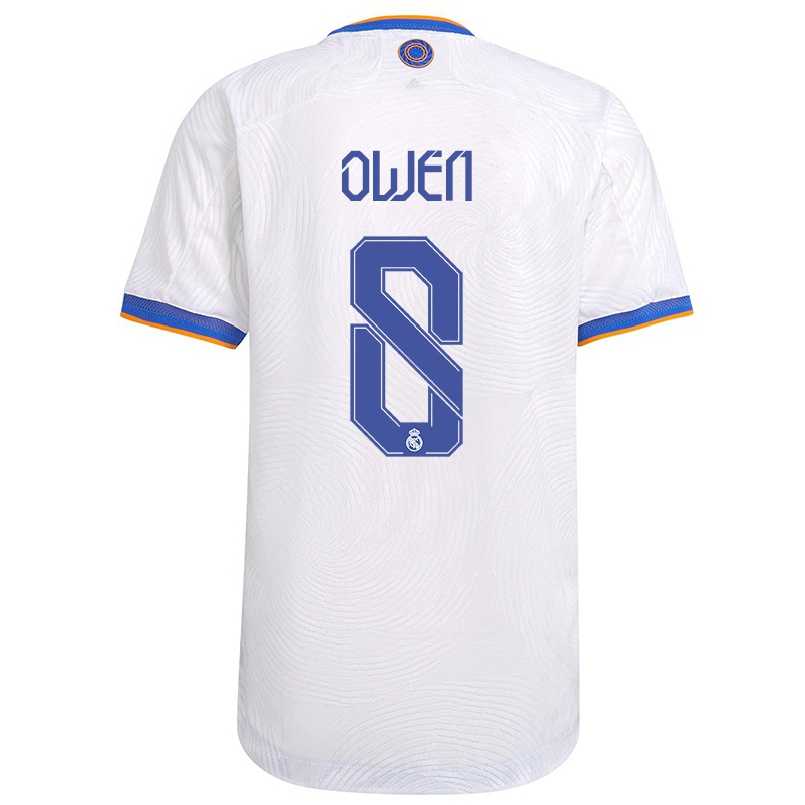 Naisten Jalkapallo Silva-brito Owen #8 Valkoinen Kotipaita 2021/22 Lyhythihainen Paita T-paita