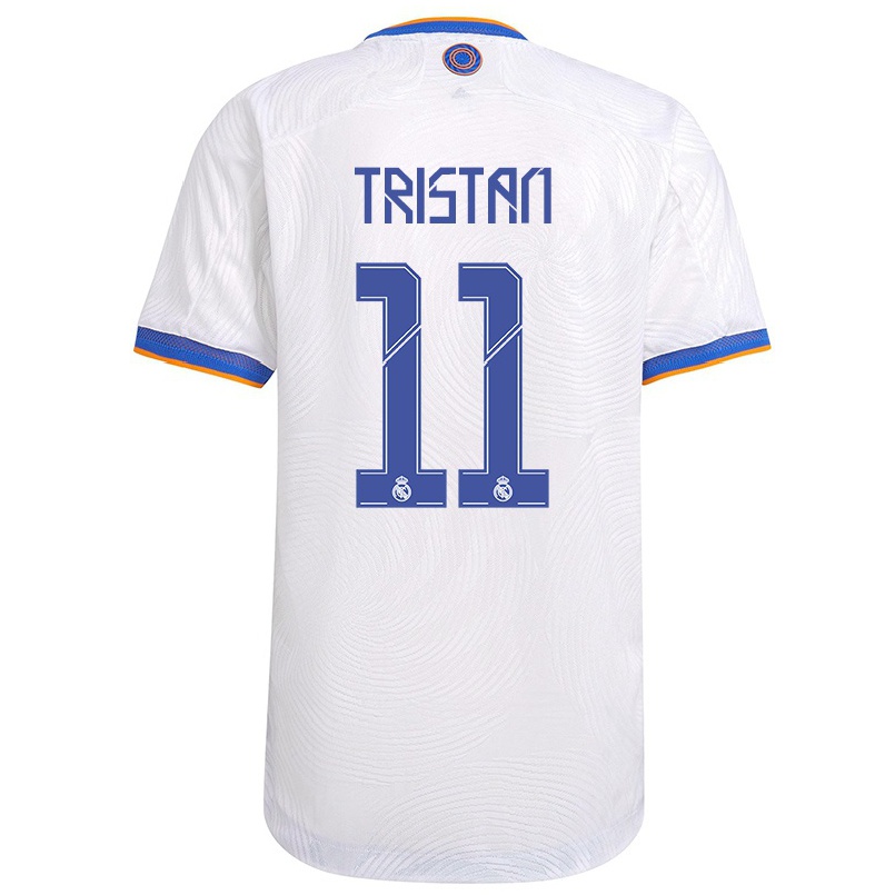 Naisten Jalkapallo Vukcevic Tristan #11 Valkoinen Kotipaita 2021/22 Lyhythihainen Paita T-paita