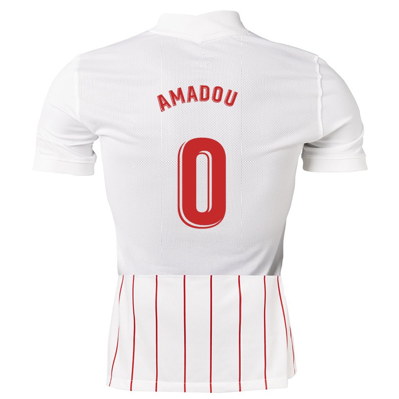 Naisten Jalkapallo Ibrahim Amadou #0 Valkoinen Kotipaita 2021/22 Lyhythihainen Paita T-paita