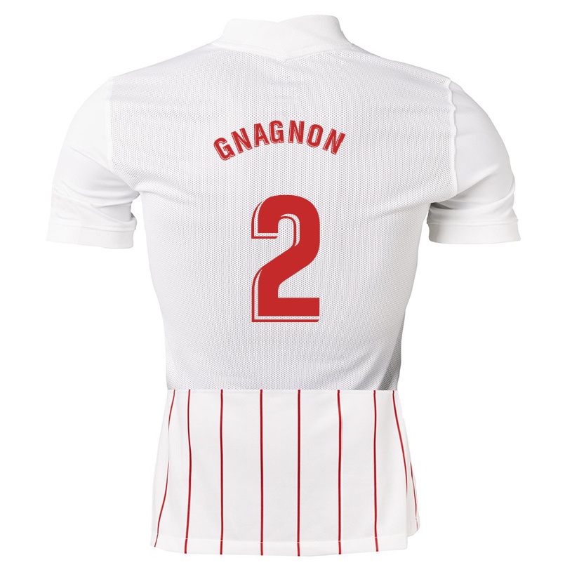 Naisten Jalkapallo Joris Gnagnon #2 Valkoinen Kotipaita 2021/22 Lyhythihainen Paita T-paita
