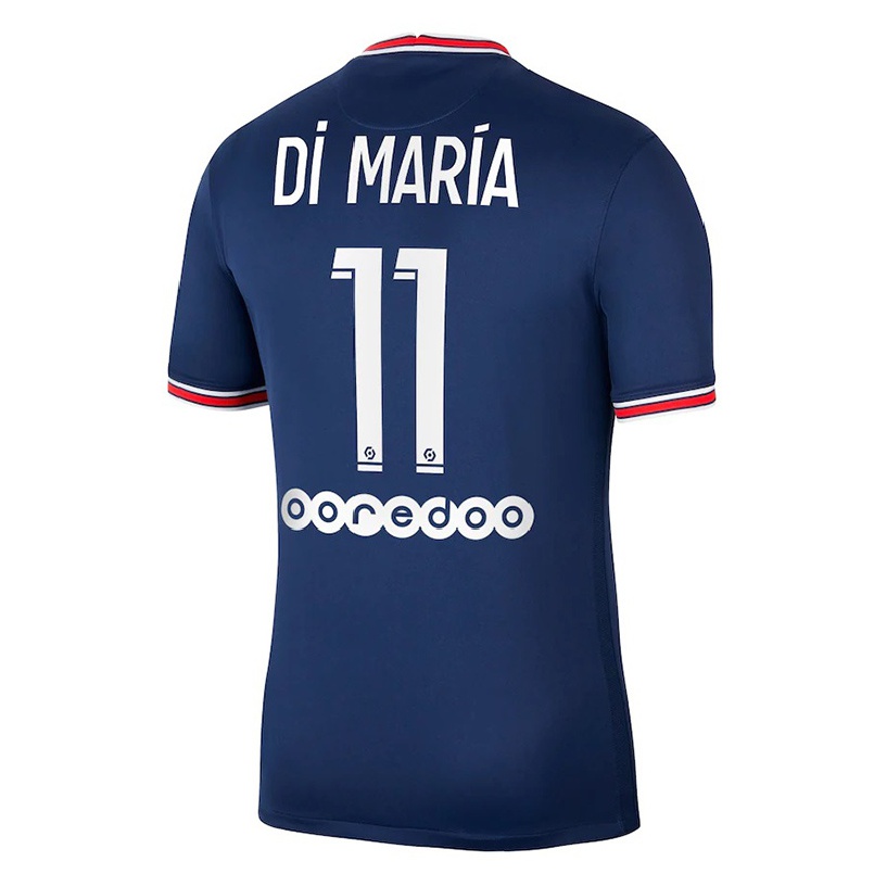 Naisten Jalkapallo Angel Di Maria #11 Tummansininen Kotipaita 2021/22 Lyhythihainen Paita T-paita