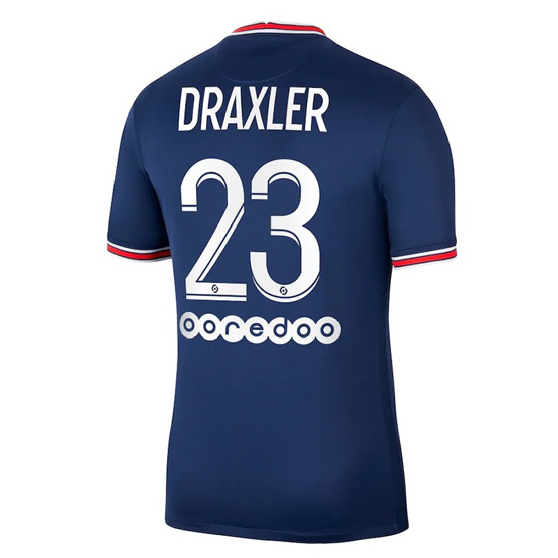 Naisten Jalkapallo Julian Draxler #23 Tummansininen Kotipaita 2021/22 Lyhythihainen Paita T-paita