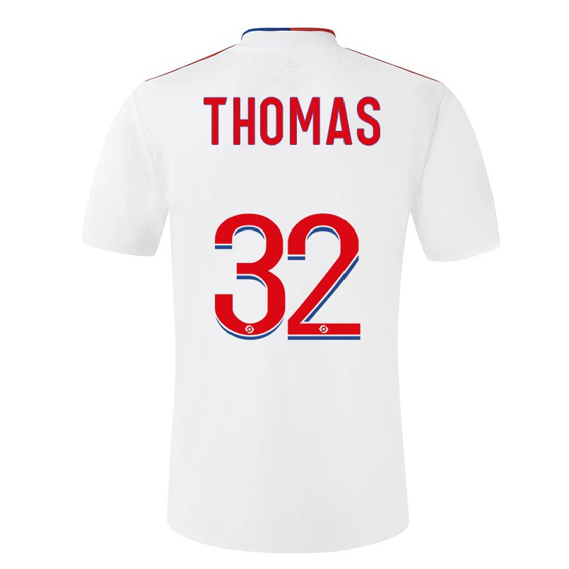 Naisten Jalkapallo Titouan Thomas #32 Valkoinen Kotipaita 2021/22 Lyhythihainen Paita T-paita