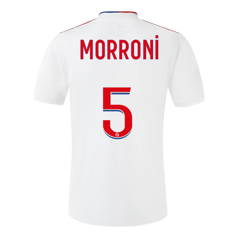 Naisten Jalkapallo Perle Morroni #5 Valkoinen Kotipaita 2021/22 Lyhythihainen Paita T-paita