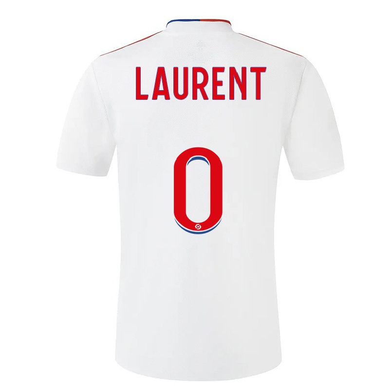 Naisten Jalkapallo Emelyne Laurent #0 Valkoinen Kotipaita 2021/22 Lyhythihainen Paita T-paita