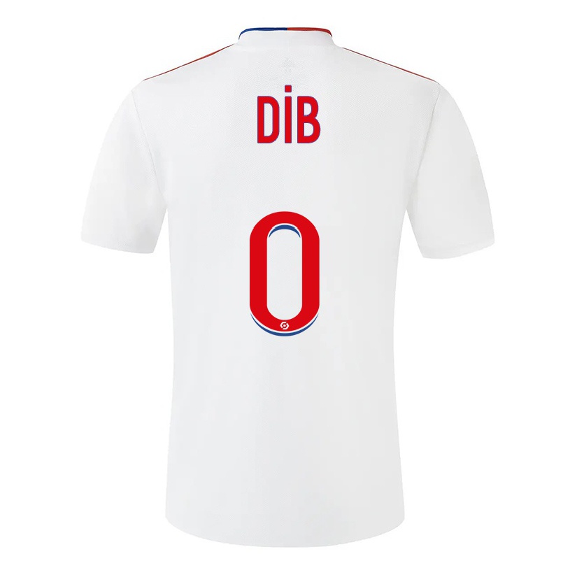 Naisten Jalkapallo Djibrail Dib #0 Valkoinen Kotipaita 2021/22 Lyhythihainen Paita T-paita