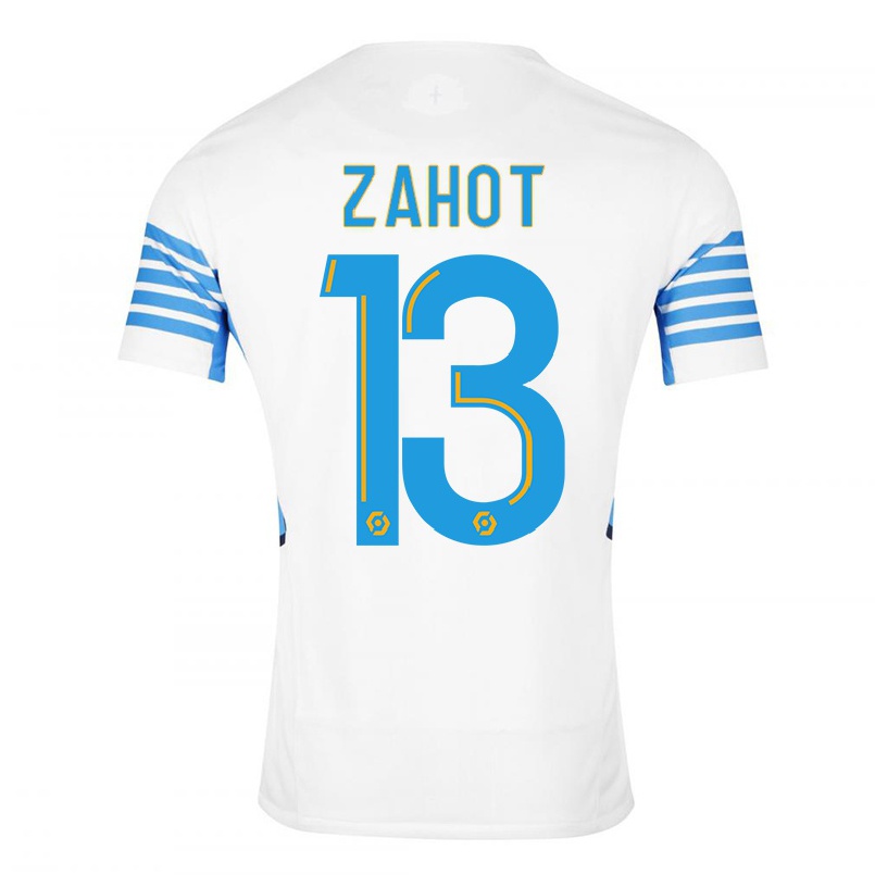 Naisten Jalkapallo Sarah Zahot #13 Valkoinen Kotipaita 2021/22 Lyhythihainen Paita T-paita