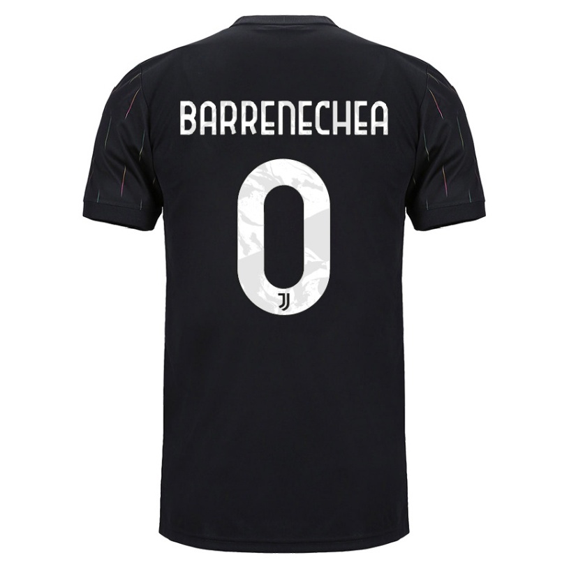 Naisten Jalkapallo Enzo Barrenechea #0 Musta Vieraspaita 2021/22 Lyhythihainen Paita T-paita