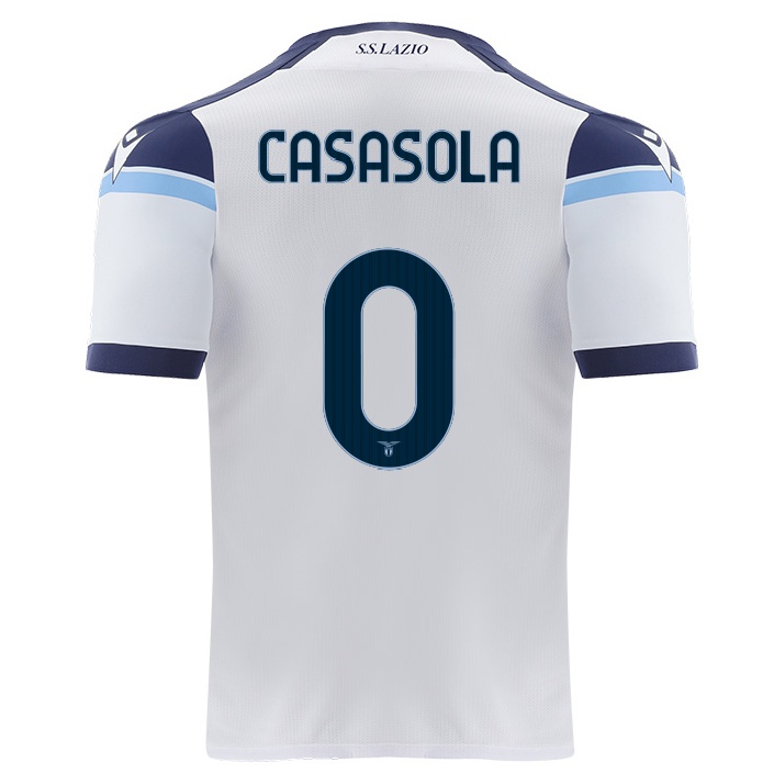 Naisten Jalkapallo Tiago Casasola #0 Valkoinen Vieraspaita 2021/22 Lyhythihainen Paita T-paita