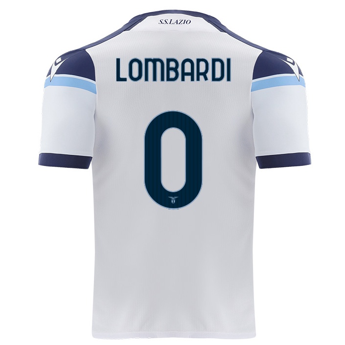 Naisten Jalkapallo Cristiano Lombardi #0 Valkoinen Vieraspaita 2021/22 Lyhythihainen Paita T-paita