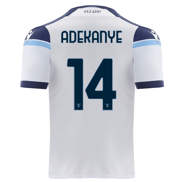 Naisten Jalkapallo Bobby Adekanye #14 Valkoinen Vieraspaita 2021/22 Lyhythihainen Paita T-paita