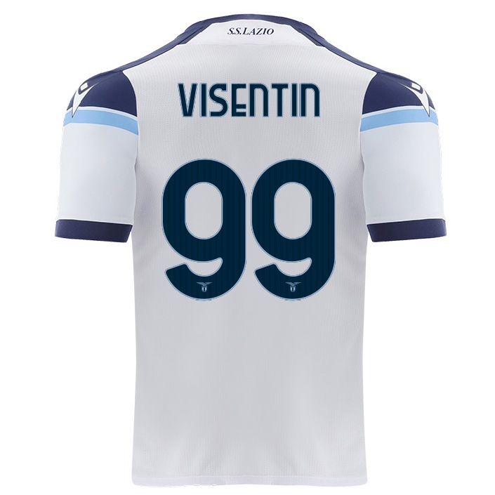 Naisten Jalkapallo Noemi Visentin #99 Valkoinen Vieraspaita 2021/22 Lyhythihainen Paita T-paita