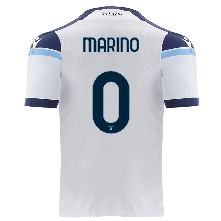 Naisten Jalkapallo Tommaso Marino #0 Valkoinen Vieraspaita 2021/22 Lyhythihainen Paita T-paita