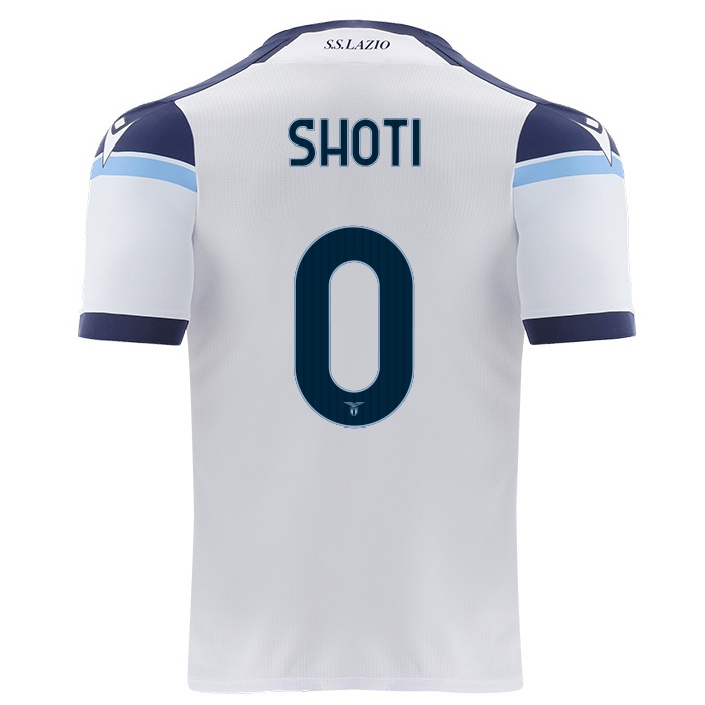 Naisten Jalkapallo Emiliano Shoti #0 Valkoinen Vieraspaita 2021/22 Lyhythihainen Paita T-paita