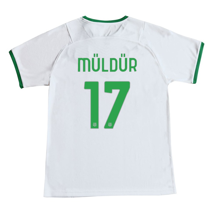 Naisten Jalkapallo Mert Muldur #17 Valkoinen Vieraspaita 2021/22 Lyhythihainen Paita T-paita