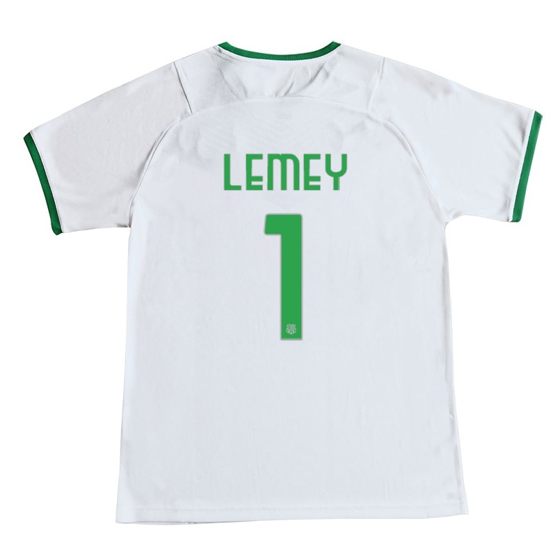 Naisten Jalkapallo Diede Lemey #1 Valkoinen Vieraspaita 2021/22 Lyhythihainen Paita T-paita