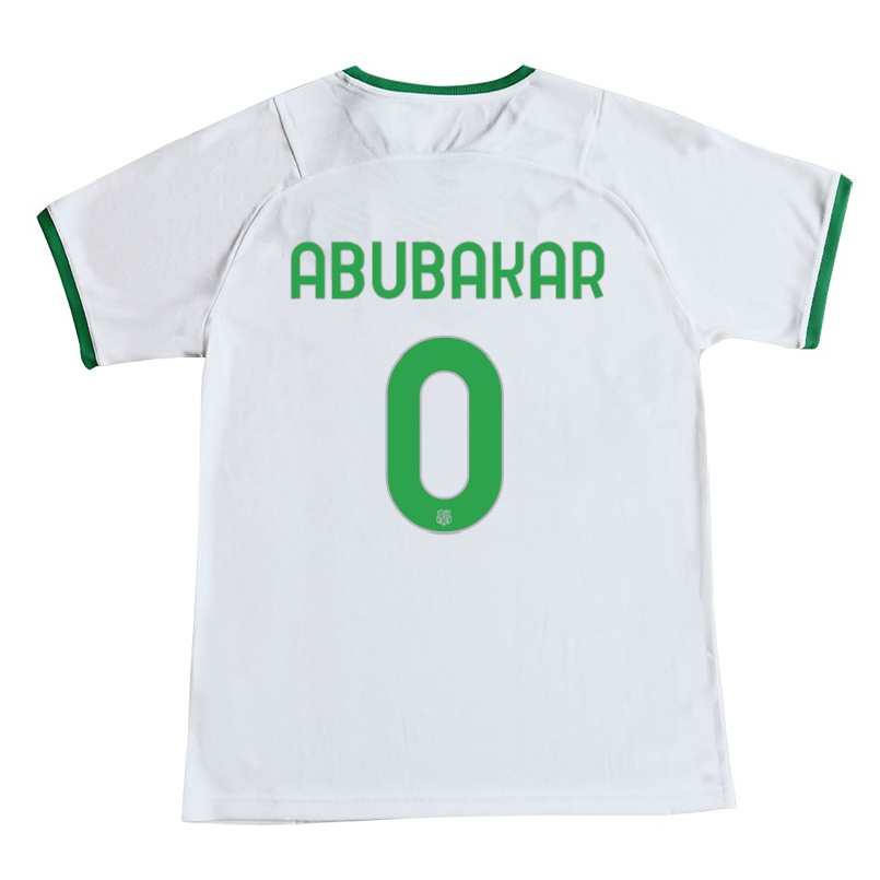 Naisten Jalkapallo Salim Abubakar #0 Valkoinen Vieraspaita 2021/22 Lyhythihainen Paita T-paita