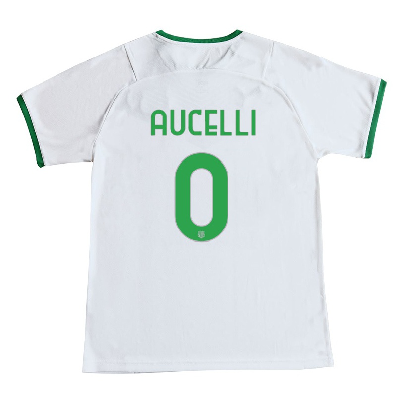 Naisten Jalkapallo Christian Aucelli #0 Valkoinen Vieraspaita 2021/22 Lyhythihainen Paita T-paita