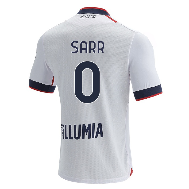 Naisten Jalkapallo Mouhamadou Sarr #0 Maitomainen Valkoinen Vieraspaita 2021/22 Lyhythihainen Paita T-paita