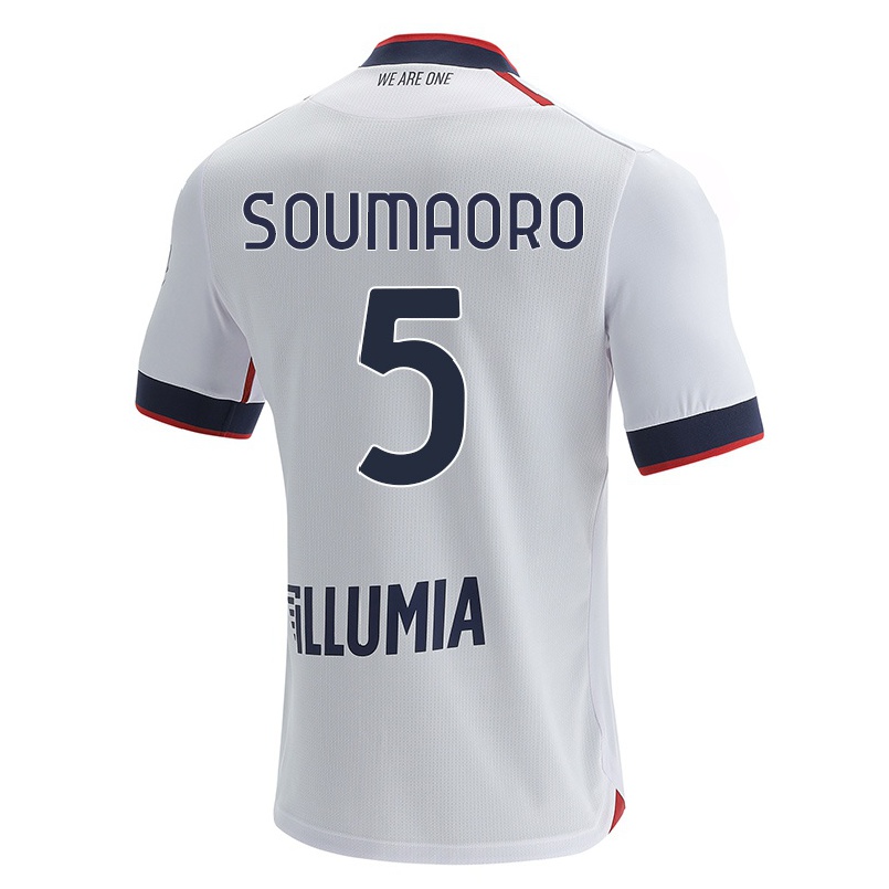 Naisten Jalkapallo Adama Soumaoro #5 Maitomainen Valkoinen Vieraspaita 2021/22 Lyhythihainen Paita T-paita