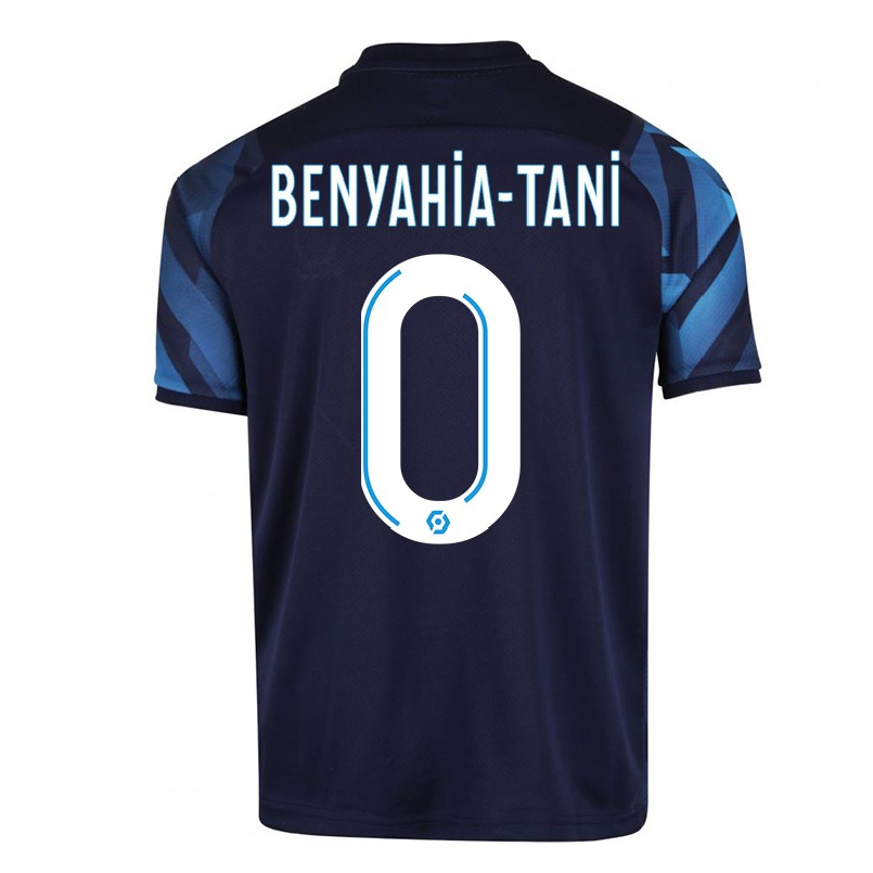 Naisten Jalkapallo Aylan Benyahia-Tani #0 Tummansininen Vieraspaita 2021/22 Lyhythihainen Paita T-paita