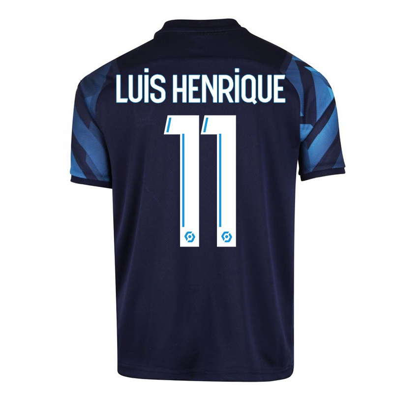 Naisten Jalkapallo Luis Henrique #11 Tummansininen Vieraspaita 2021/22 Lyhythihainen Paita T-paita