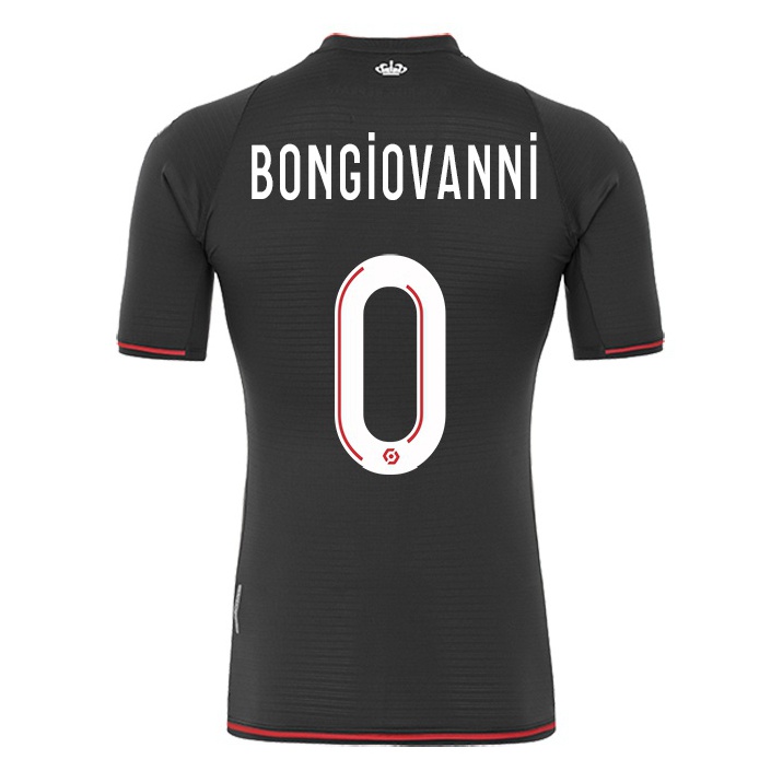 Naisten Jalkapallo Adrien Bongiovanni #0 Musta Vieraspaita 2021/22 Lyhythihainen Paita T-paita
