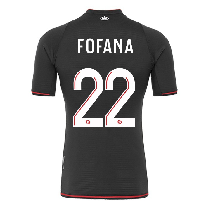 Naisten Jalkapallo Youssouf Fofana #22 Musta Vieraspaita 2021/22 Lyhythihainen Paita T-paita