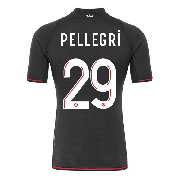 Naisten Jalkapallo Pietro Pellegri #29 Musta Vieraspaita 2021/22 Lyhythihainen Paita T-paita