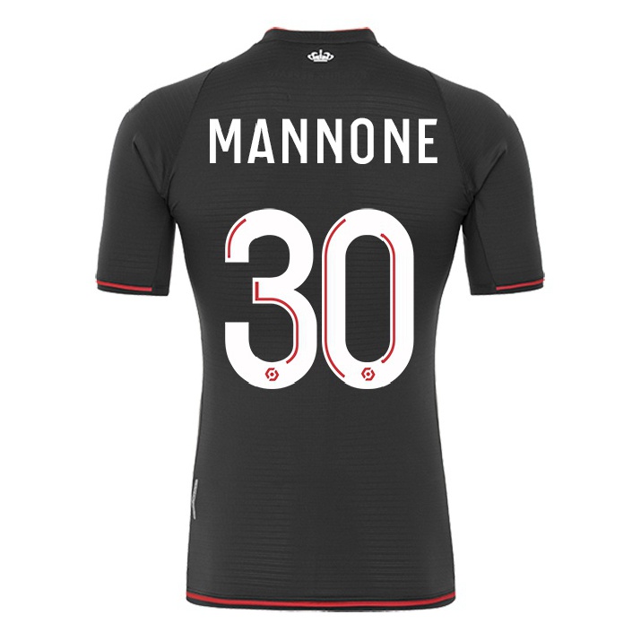 Naisten Jalkapallo Vito Mannone #30 Musta Vieraspaita 2021/22 Lyhythihainen Paita T-paita