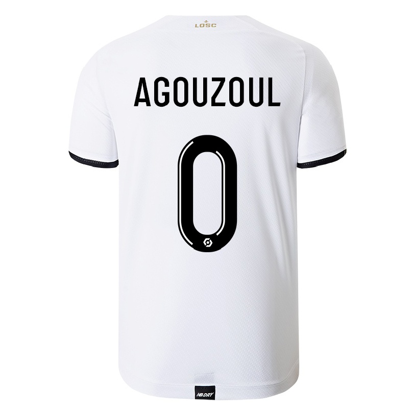 Naisten Jalkapallo Saad Agouzoul #0 Valkoinen Vieraspaita 2021/22 Lyhythihainen Paita T-paita