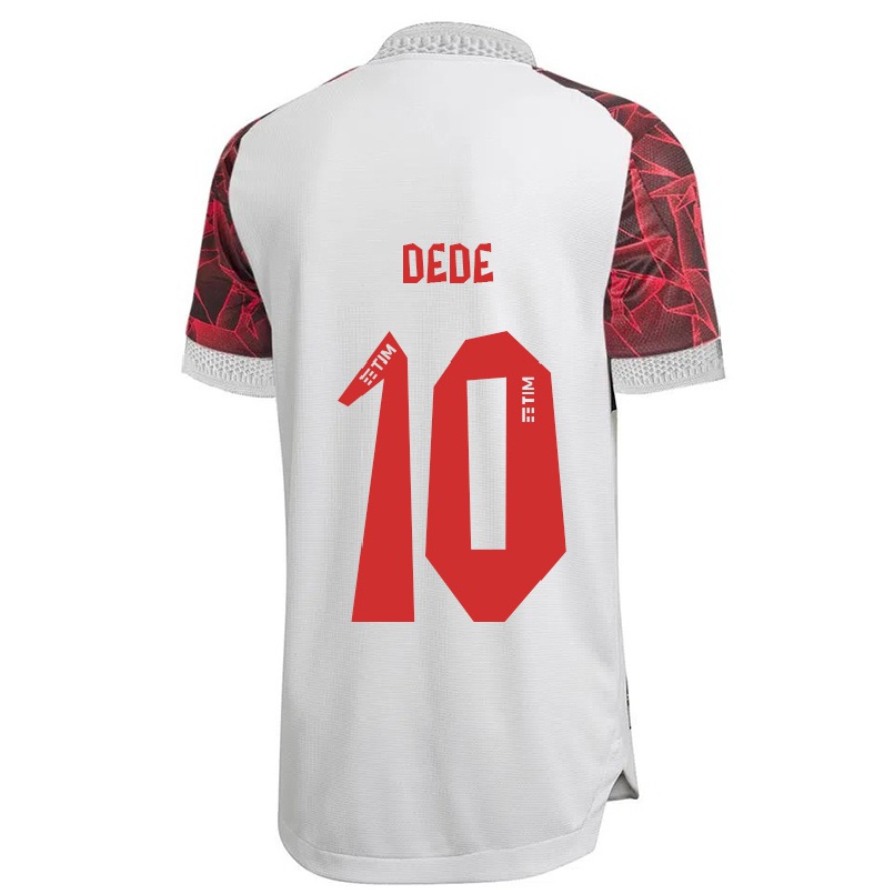 Naisten Jalkapallo Andressa Dede #10 Valkoinen Vieraspaita 2021/22 Lyhythihainen Paita T-paita