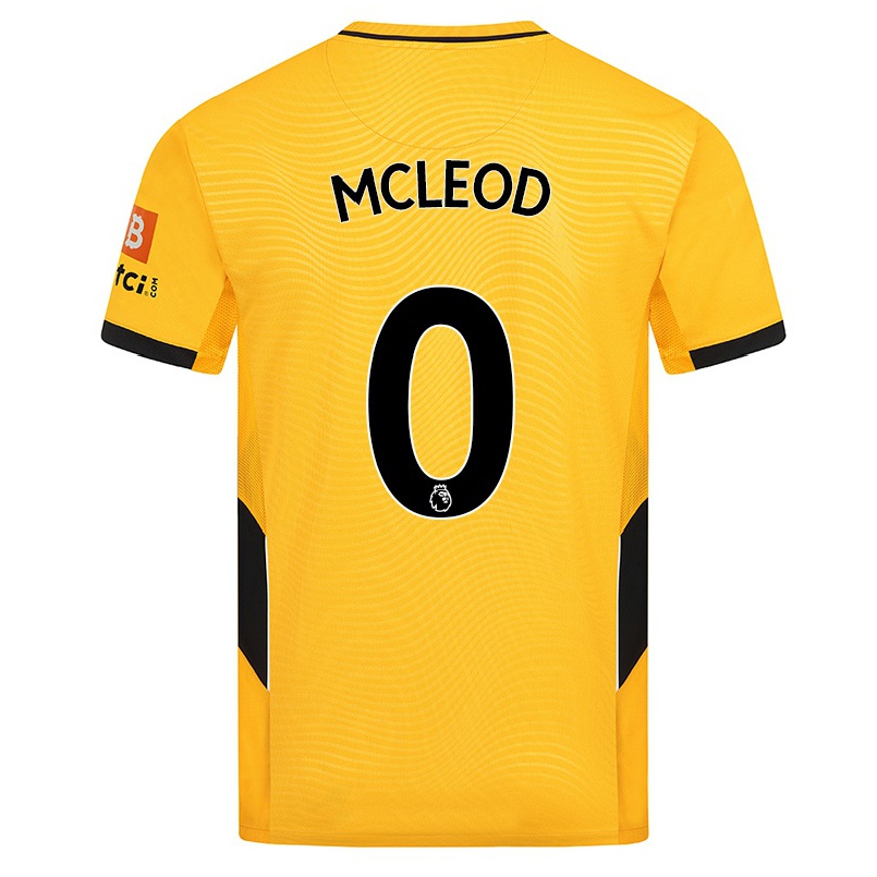 Naisten Jalkapallo Ethan Mcleod #0 Keltainen Kotipaita 2021/22 Lyhythihainen Paita T-paita