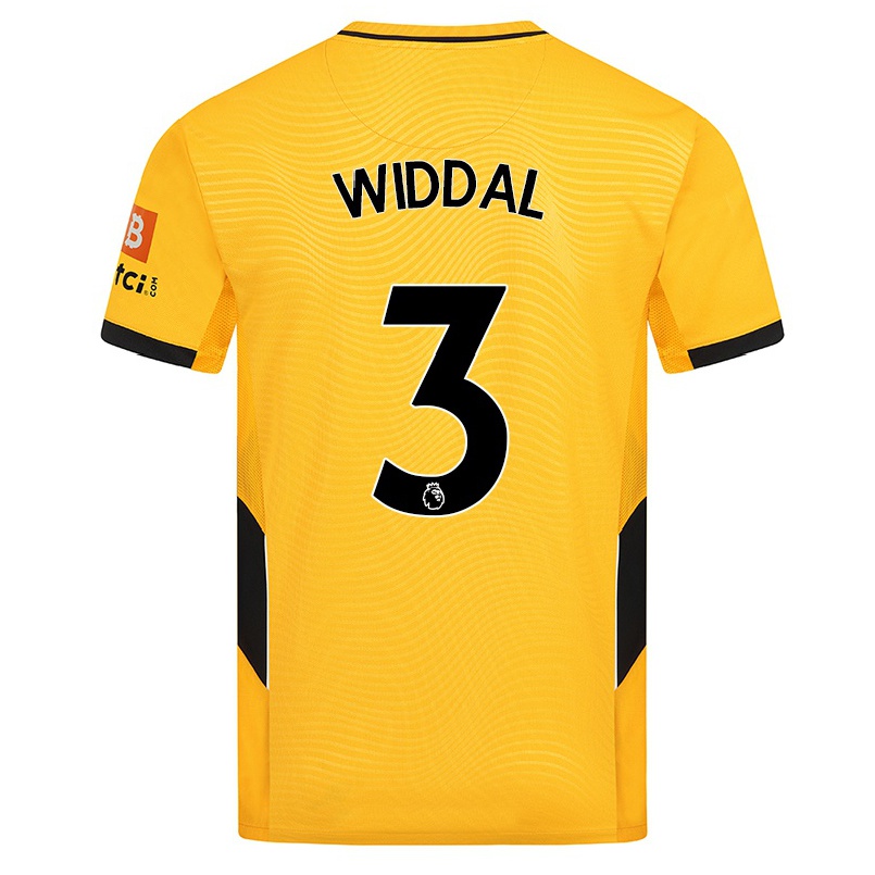 Naisten Jalkapallo Natalie Widdal #3 Keltainen Kotipaita 2021/22 Lyhythihainen Paita T-paita