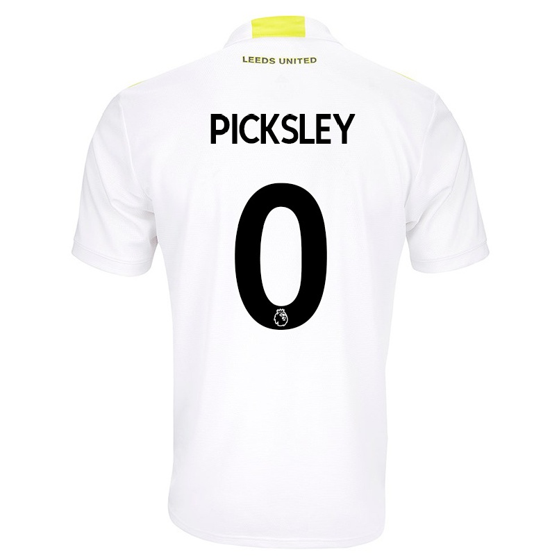 Naisten Jalkapallo Mitch Picksley #0 Valkoinen Kotipaita 2021/22 Lyhythihainen Paita T-paita