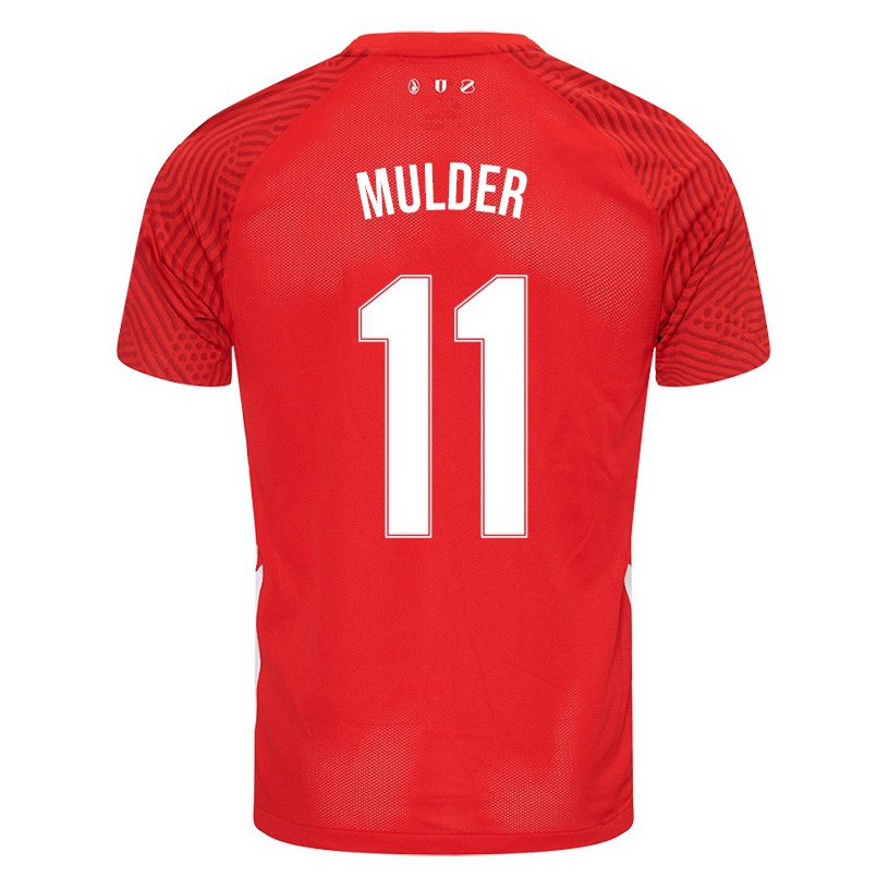 Naisten Jalkapallo Wendy Mulder #11 Punainen Kotipaita 2021/22 Lyhythihainen Paita T-paita