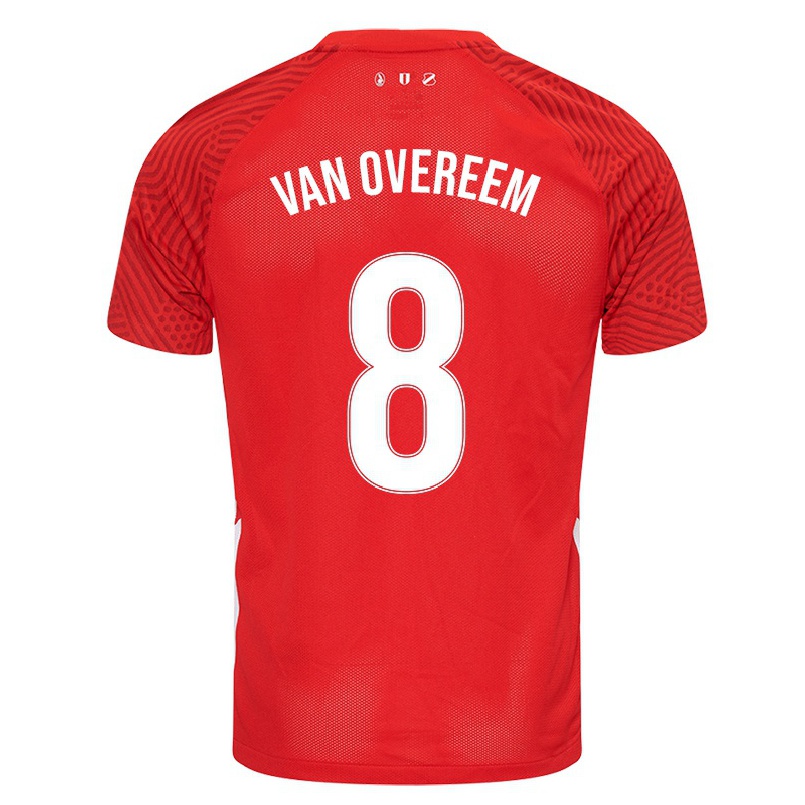 Naisten Jalkapallo Joris Van Overeem #8 Punainen Kotipaita 2021/22 Lyhythihainen Paita T-paita