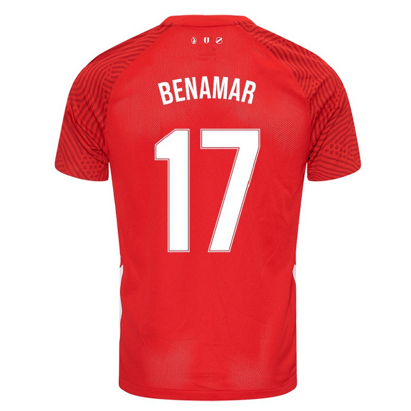 Naisten Jalkapallo Benaissa Benamar #17 Punainen Kotipaita 2021/22 Lyhythihainen Paita T-paita