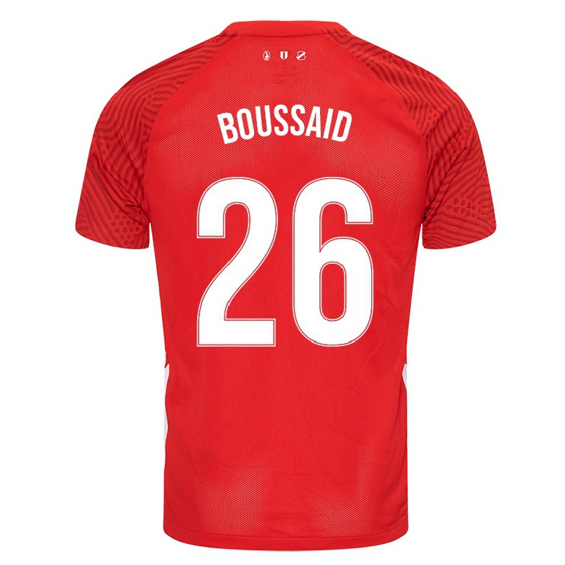 Naisten Jalkapallo Othmane Boussaid #26 Punainen Kotipaita 2021/22 Lyhythihainen Paita T-paita