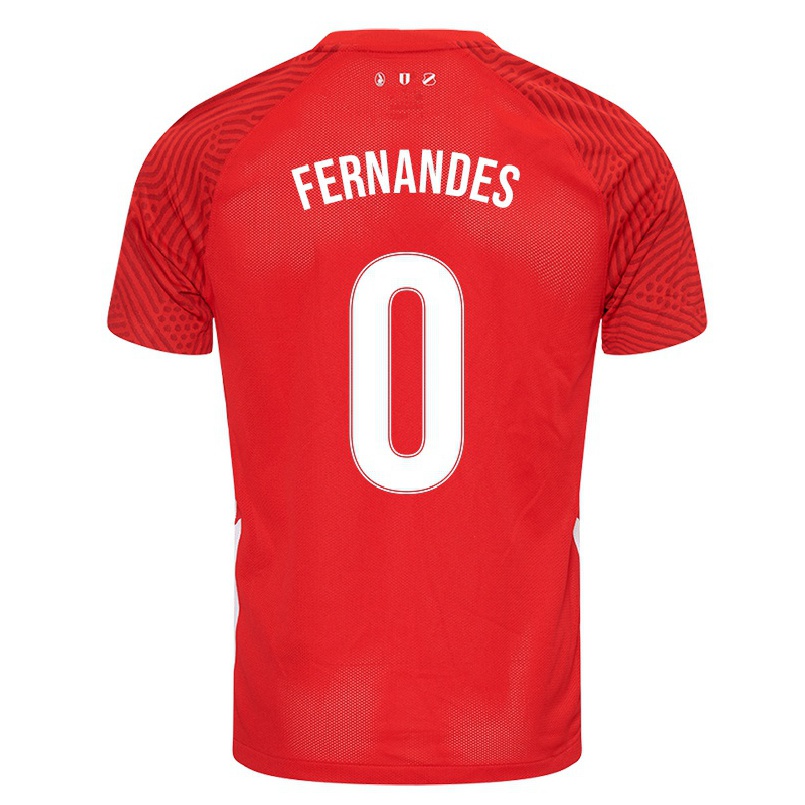 Naisten Jalkapallo Derensili Sanches Fernandes #0 Punainen Kotipaita 2021/22 Lyhythihainen Paita T-paita