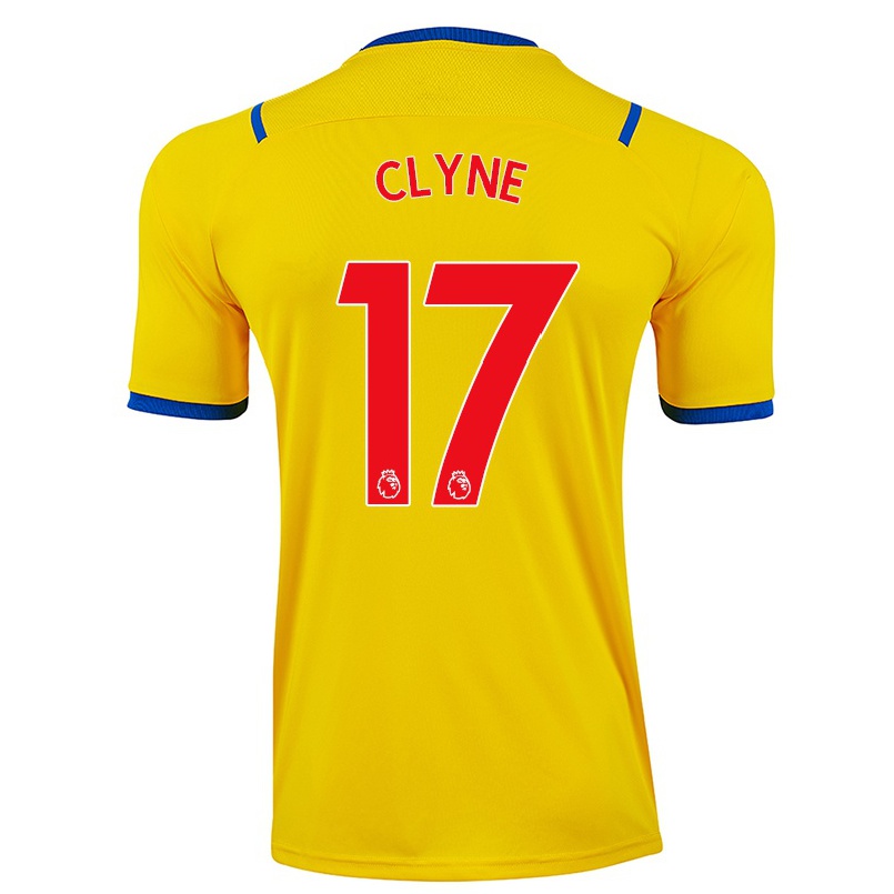 Naisten Jalkapallo Nathaniel Clyne #17 Keltainen Vieraspaita 2021/22 Lyhythihainen Paita T-paita