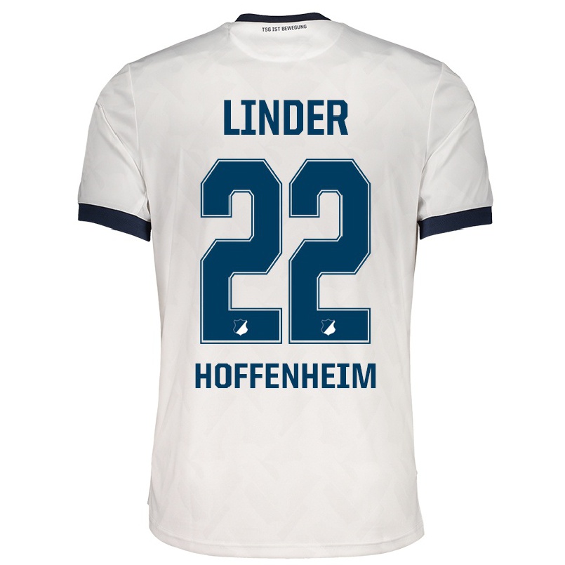 Naisten Jalkapallo Sarai Linder #22 Valkoinen Vieraspaita 2021/22 Lyhythihainen Paita T-paita