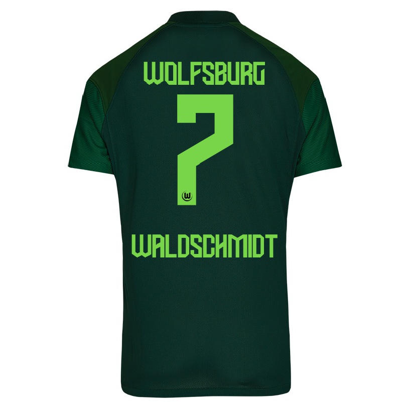 Naisten Jalkapallo Luca Waldschmidt #7 Tummanvihreä Vieraspaita 2021/22 Lyhythihainen Paita T-paita