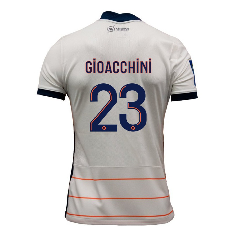 Naisten Jalkapallo Nicholas Gioacchini #23 Harmaa Vieraspaita 2021/22 Lyhythihainen Paita T-paita