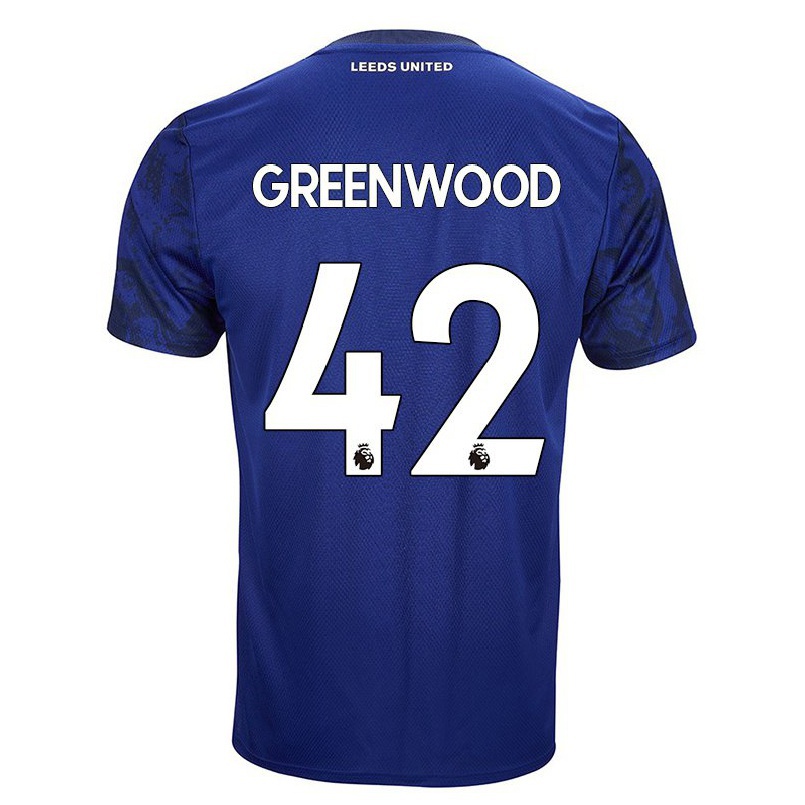 Naisten Jalkapallo Sam Greenwood #42 Kuninkaallisen Sininen Vieraspaita 2021/22 Lyhythihainen Paita T-paita