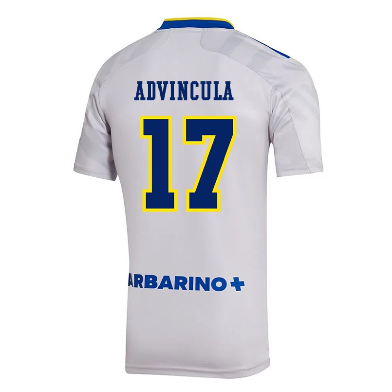 Naisten Jalkapallo Luis Advincula #17 Harmaa Vieraspaita 2021/22 Lyhythihainen Paita T-paita